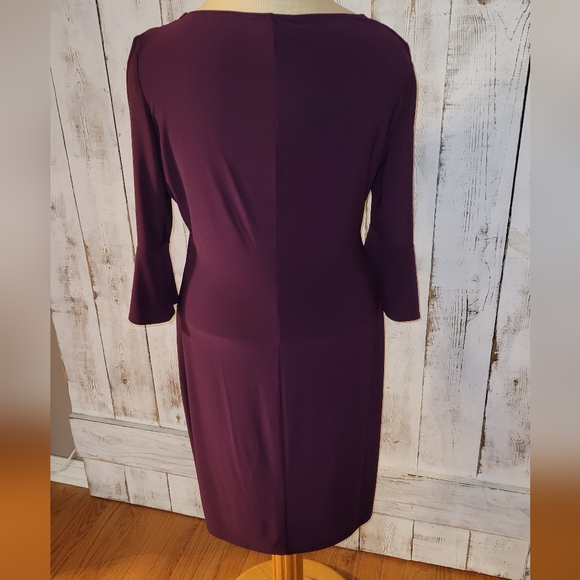 Chaps 3/4 Bell Sleeve Dress - Picture 2 of 5